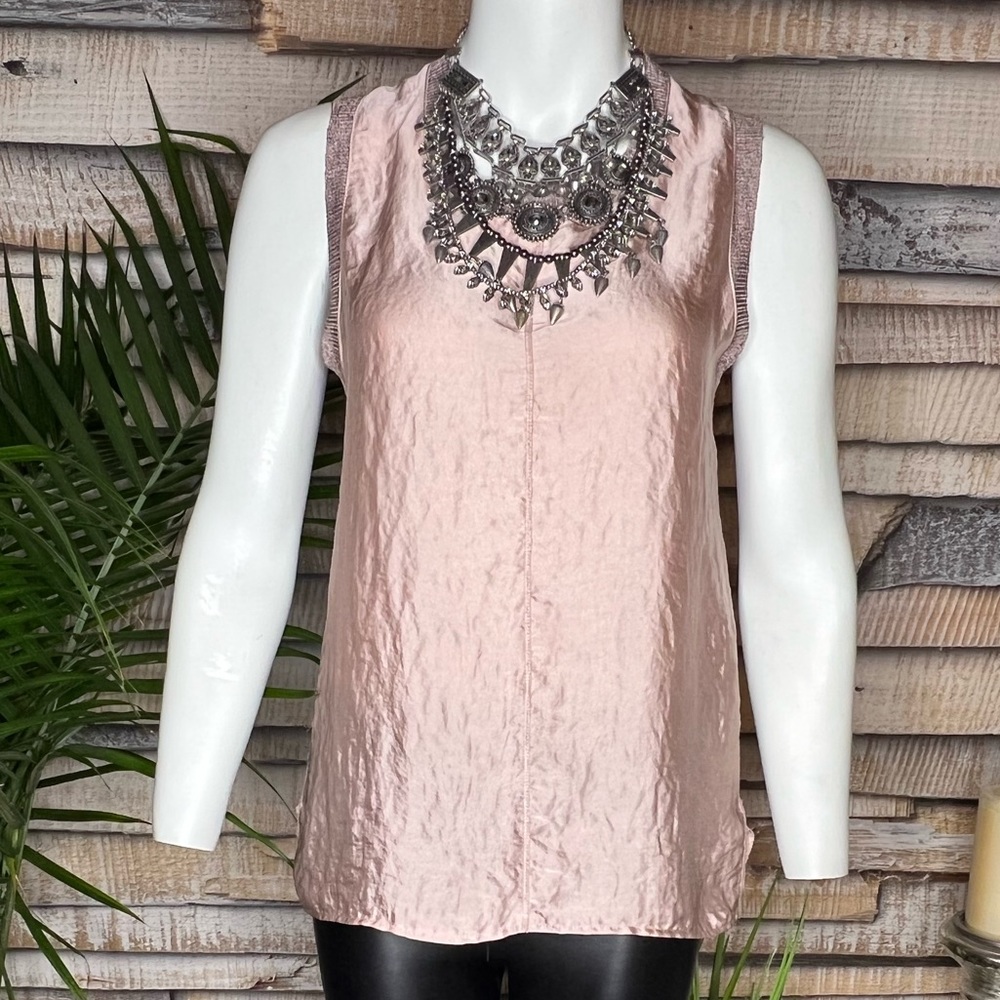 Zara pink sleeveless top